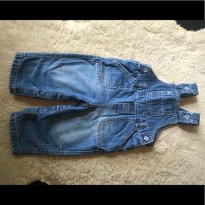 Jean overalls 9-12 months